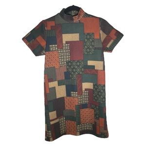 Zara patchwork dress